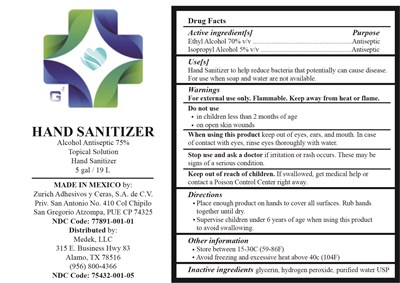 Label (5 gal)